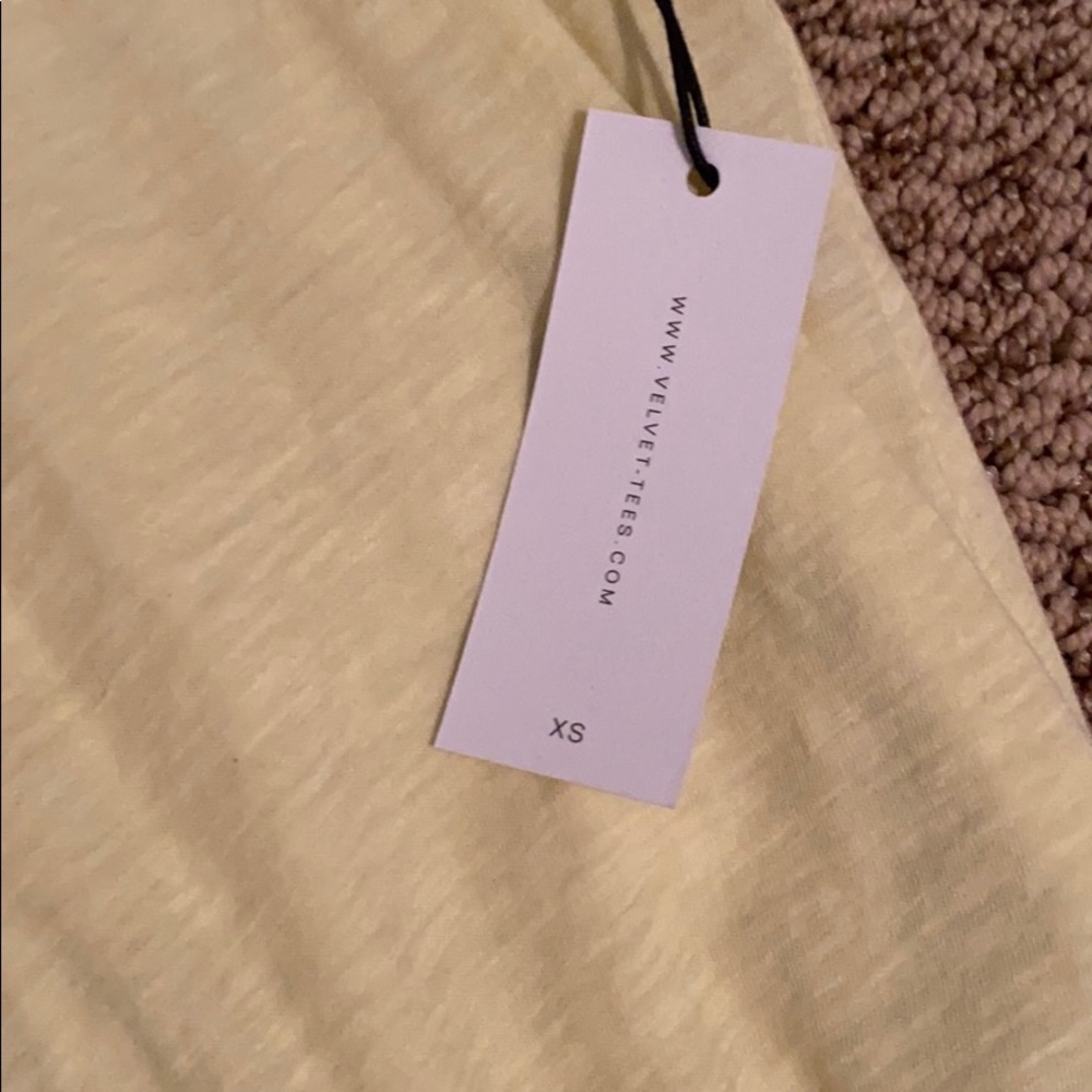 Velvet Whit Tee Buttercup XS NWT - Picture 6 of 6